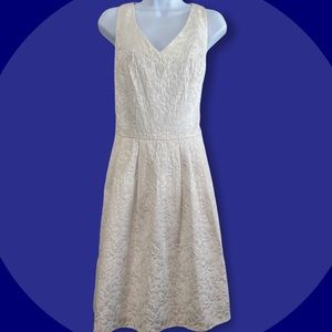 ELLEN TRCY WHITE DRESS SIZE 12